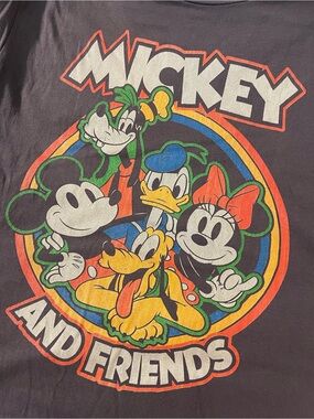 Vintage Disney Gray Graphic Tee